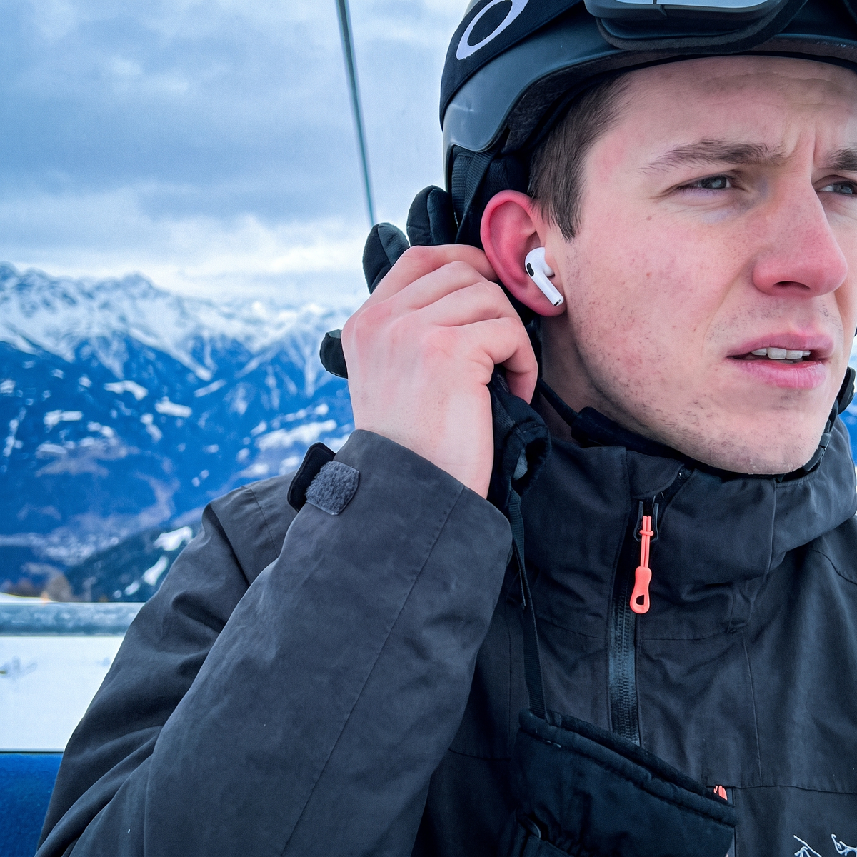Agitation - trad wireless earbud slipping out under helmet