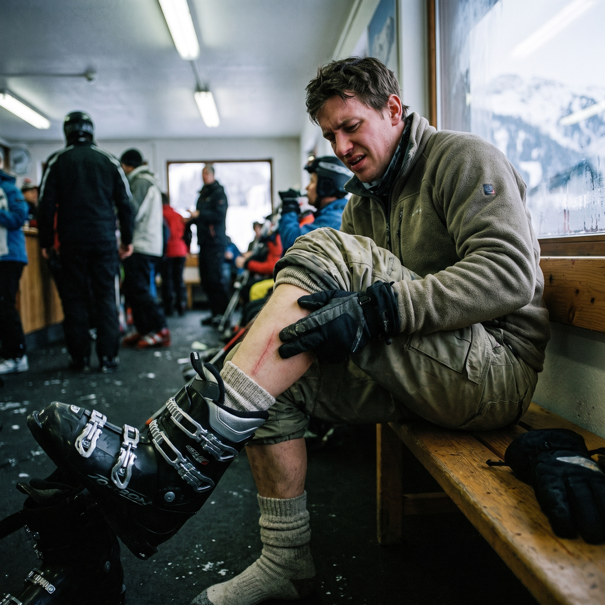 SkiRelief-sektion: ömt smalben efter en dag i pjäxorna