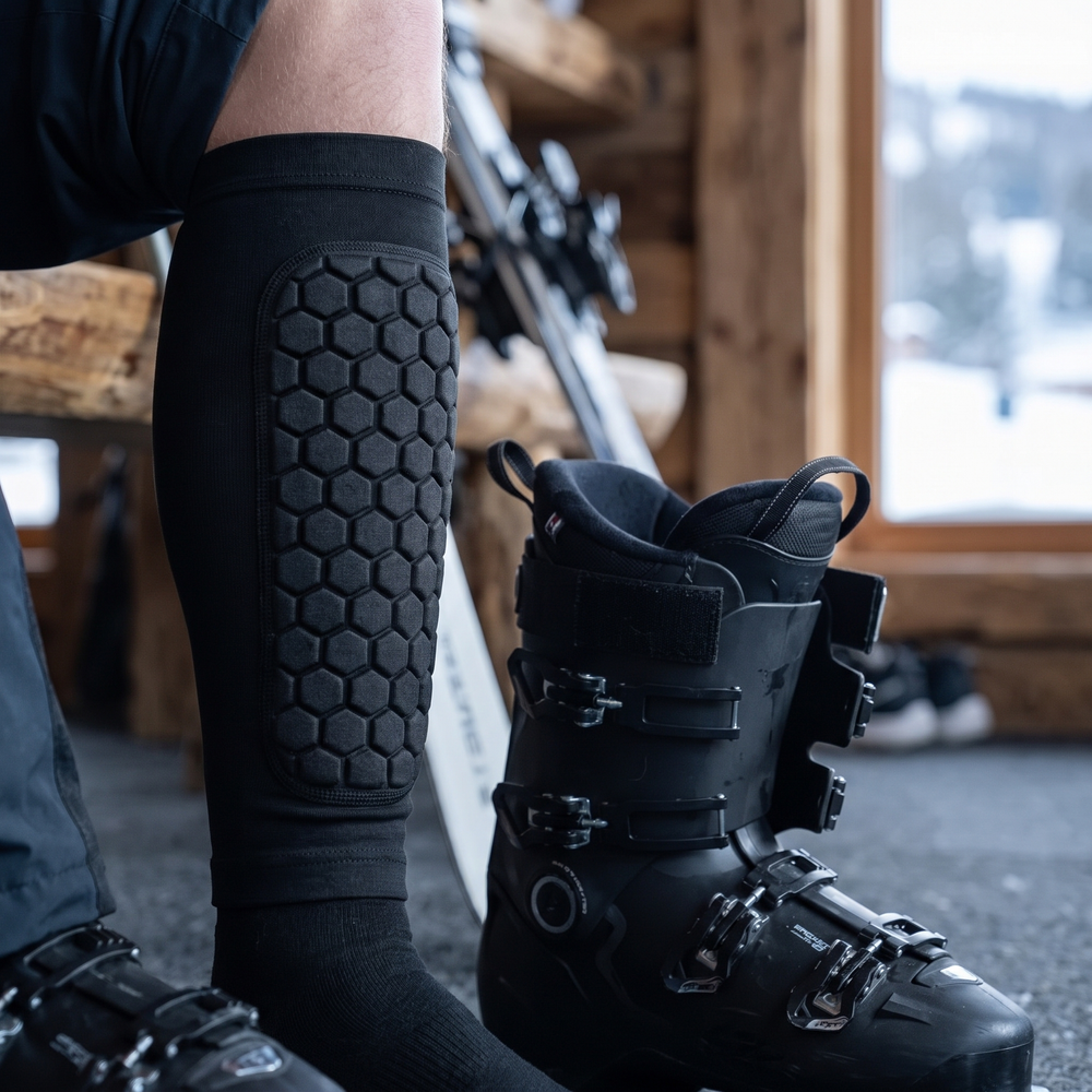 Efter: smalbenet med SkiRelief (tyg)
